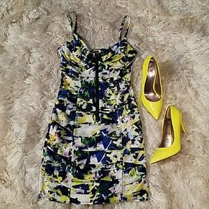 Beautiful  watercolor painting dress.